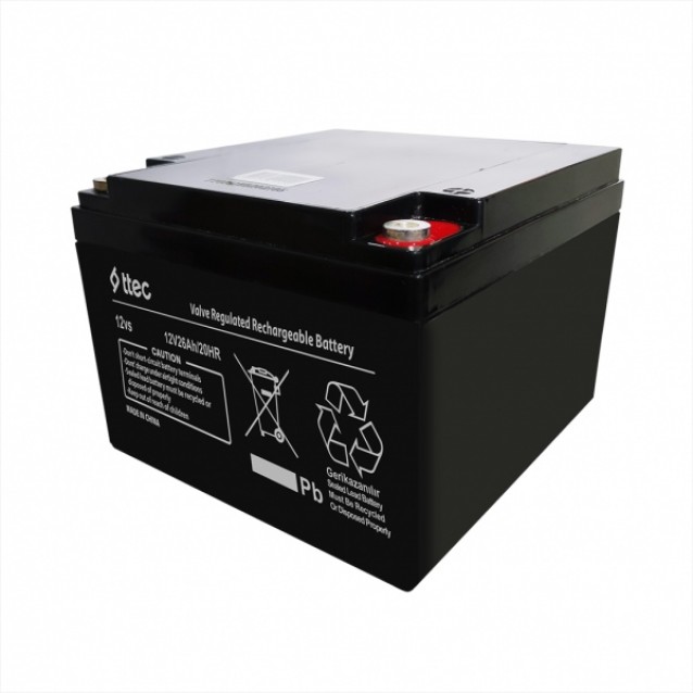 ttec 12V 26Ah BASE Bakımsız Kuru Akü 2 Adet ttec 12V 26Ah BASE Bakımsız Kuru Akü 2 Adet